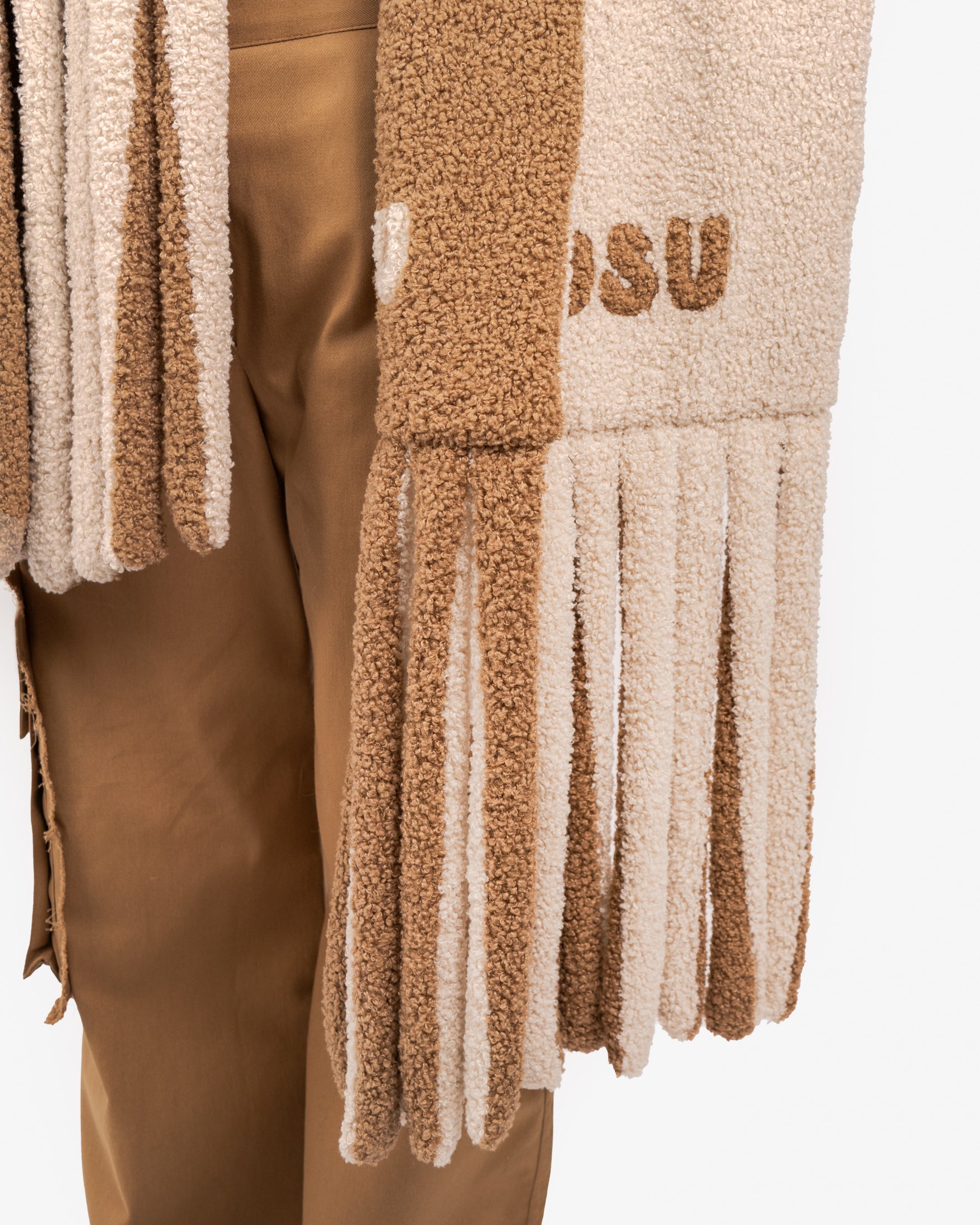 Reversible Shearling Scarf