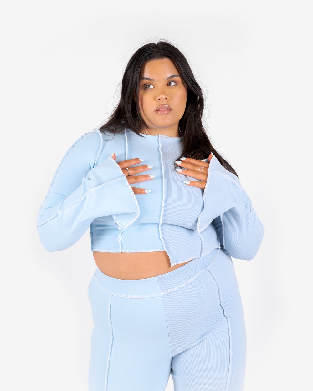 Exposed Seam Top